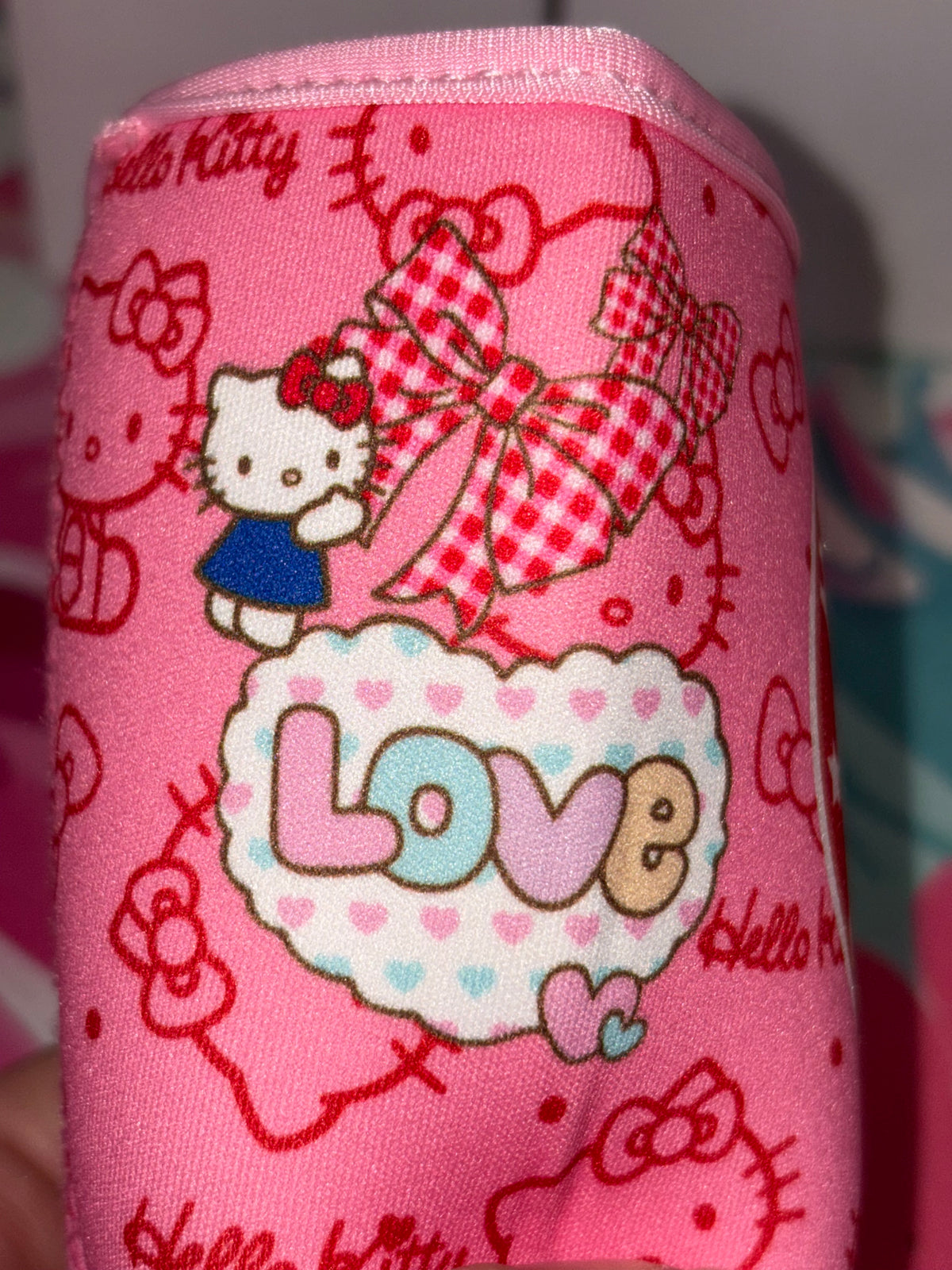 Kitty red bow cup sleeve