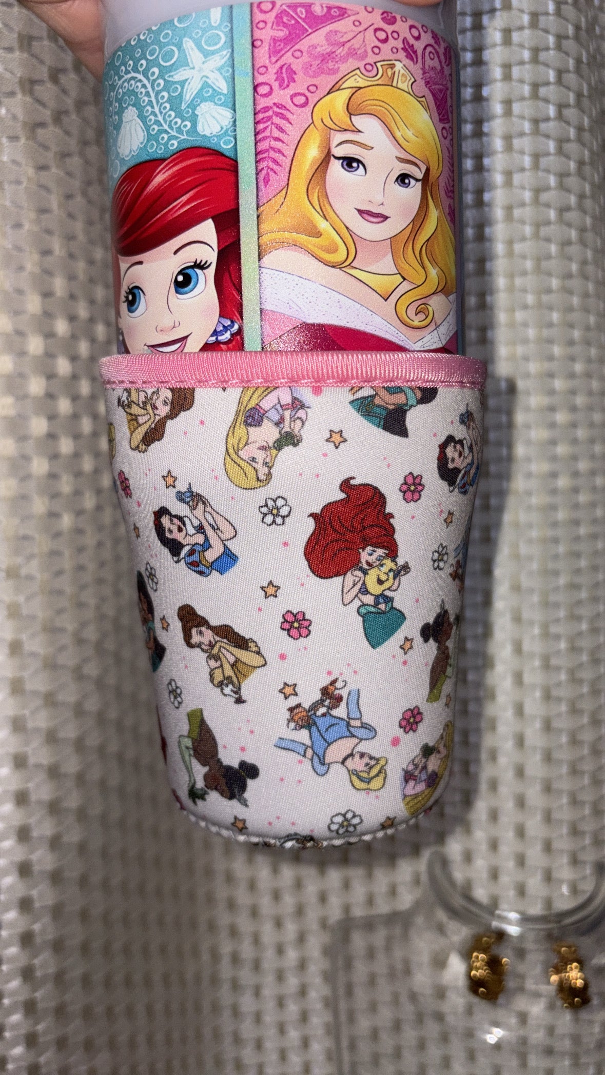 Beautiful princess cup sleeve