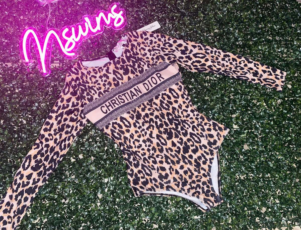 Leopard bathing suit