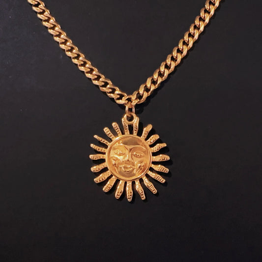 Summer vibes sunshine necklace
