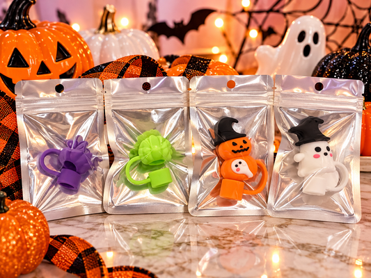 Straw covers Halloween