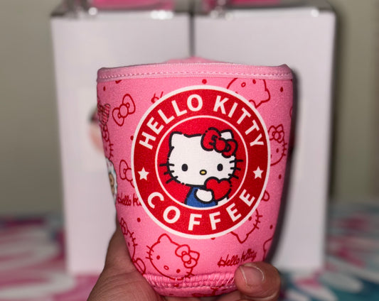 Kitty red bow cup sleeve