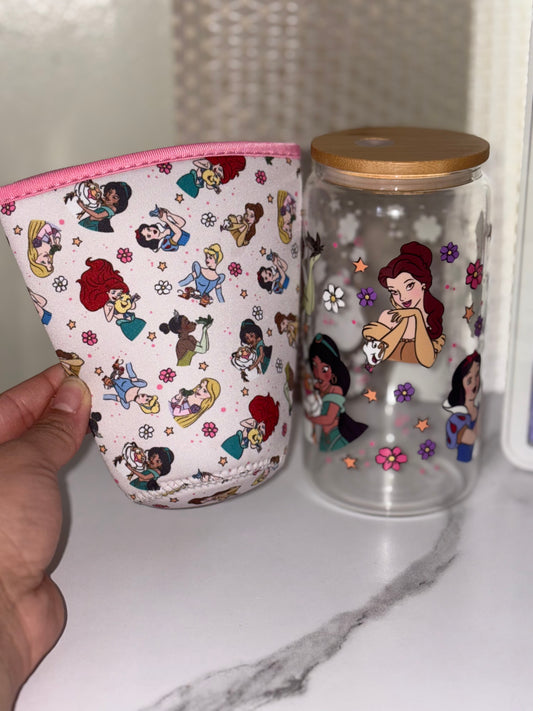 Beautiful princess cup sleeve