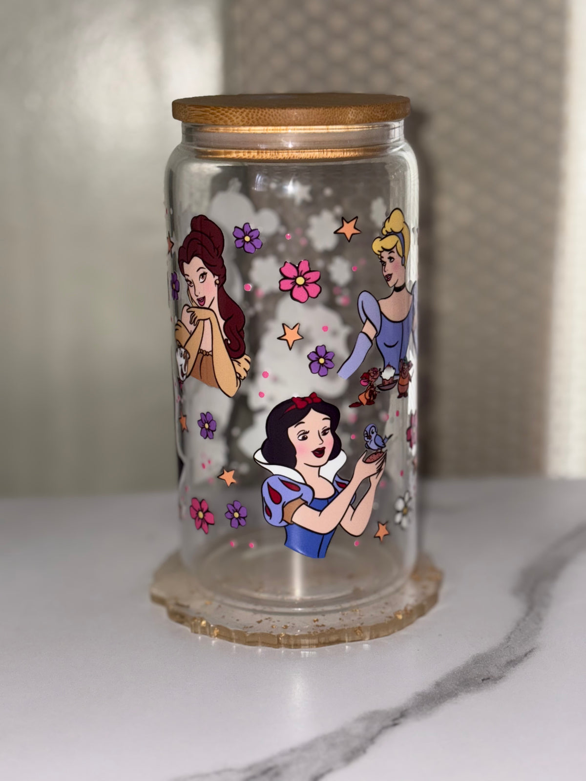 Beautiful princess flowers Cup