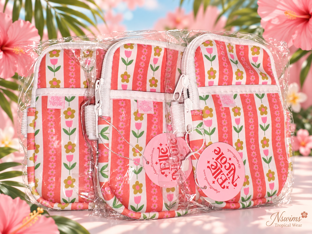 Water bottle floral backpack