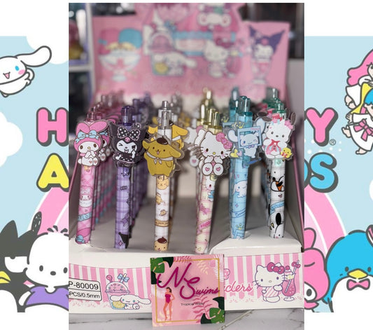 Pink Kitty bow and friends