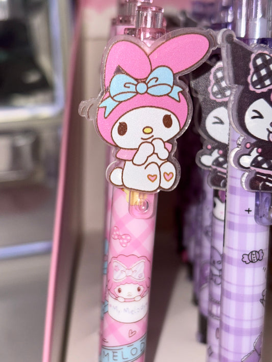 Pink Kitty bow and friends