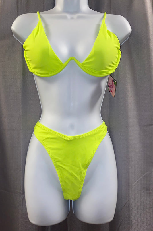 Light green thong